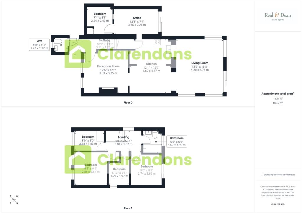 Floor plan 9 Peyton Close