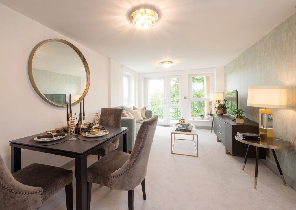 Stylish show apartment interiors  