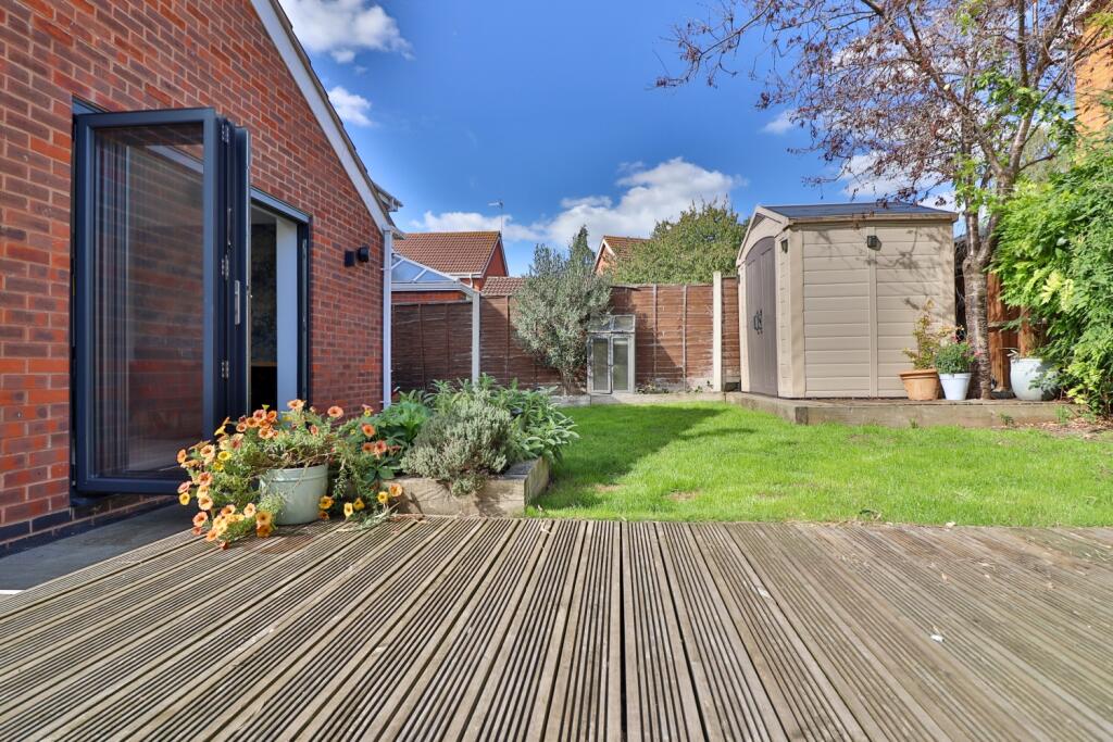 View of garden from decking