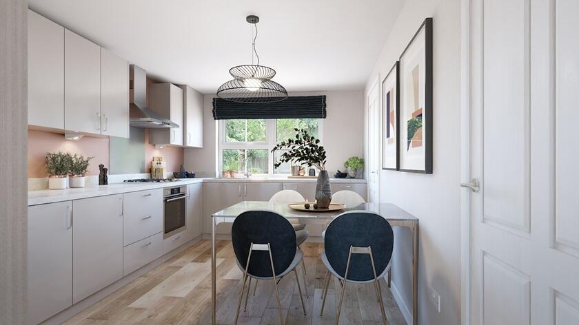 Oakmoor kitchen 3 bedroom home