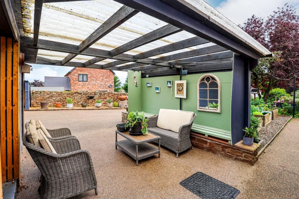 Covered Seating Area