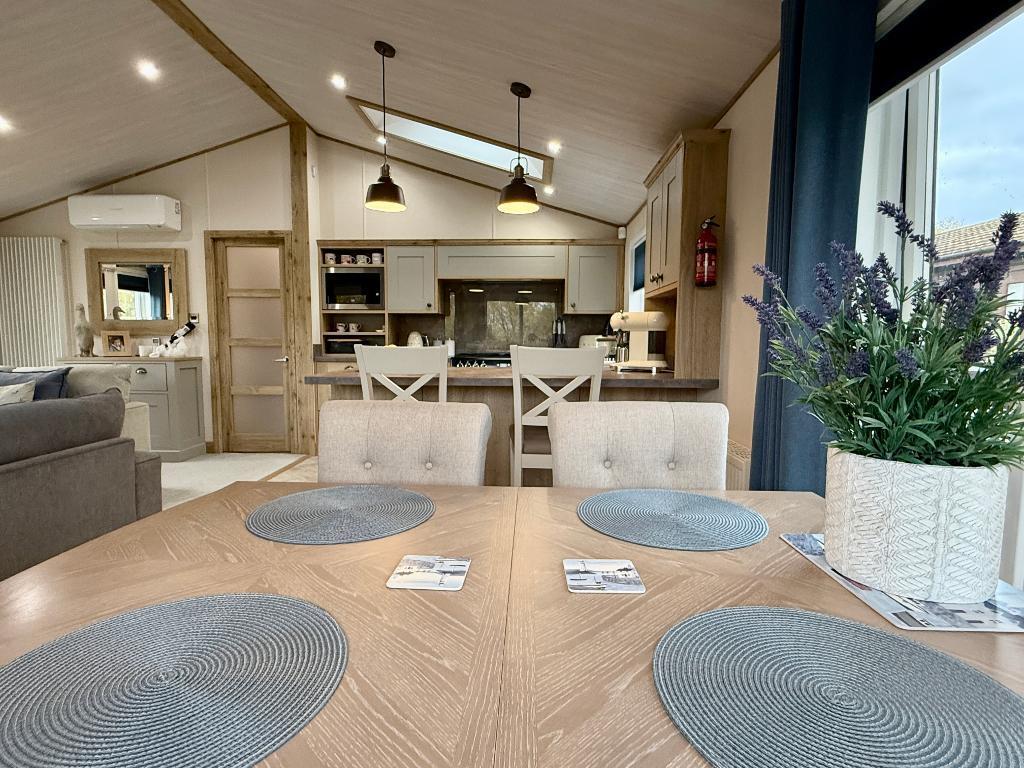Dining area plus breakfast bar