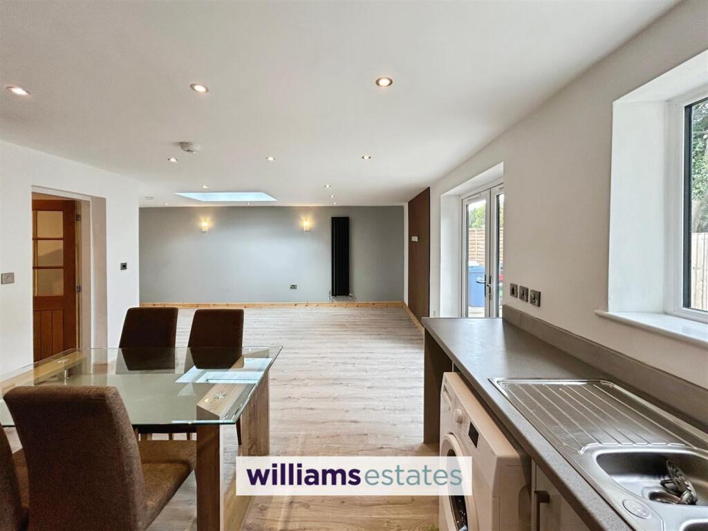 Open plan living space