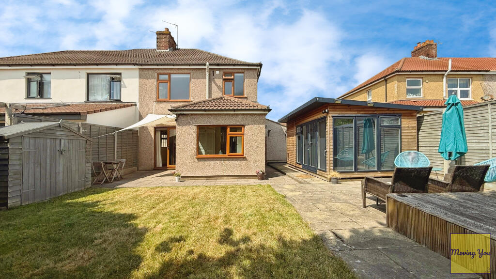 Rear of the property