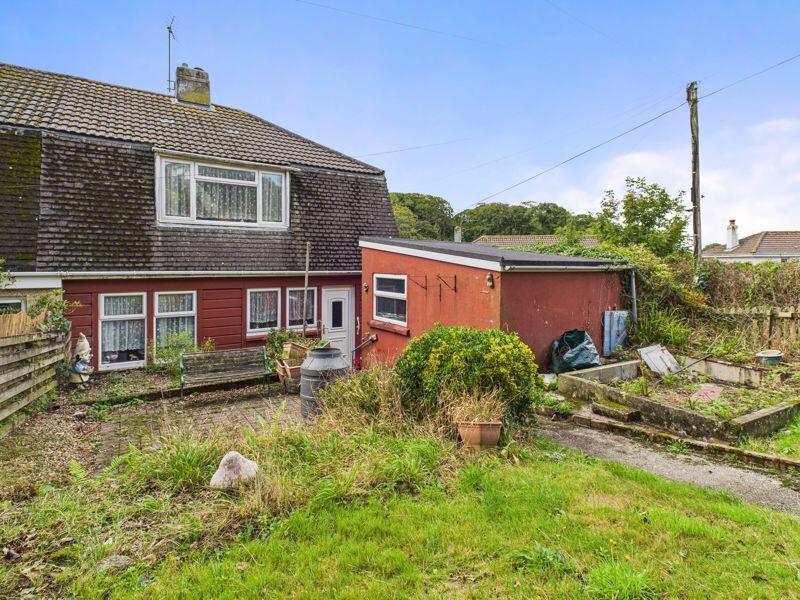 rear elevation and garden