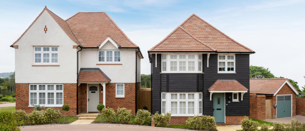 External image of a Redrow street scene at Crown Hill View