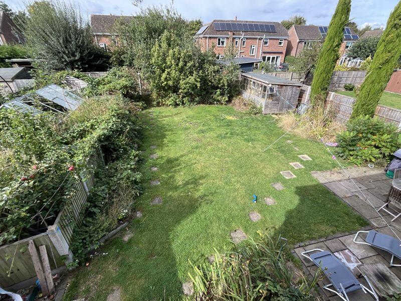 Overview of rear garden