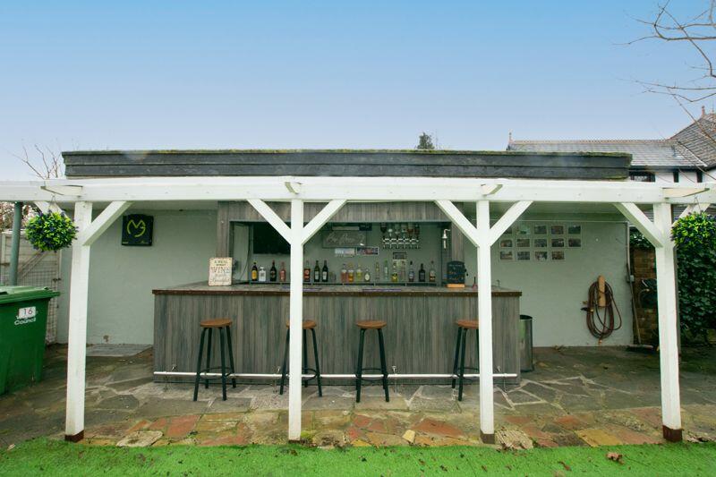 Rear Garden Bar Area