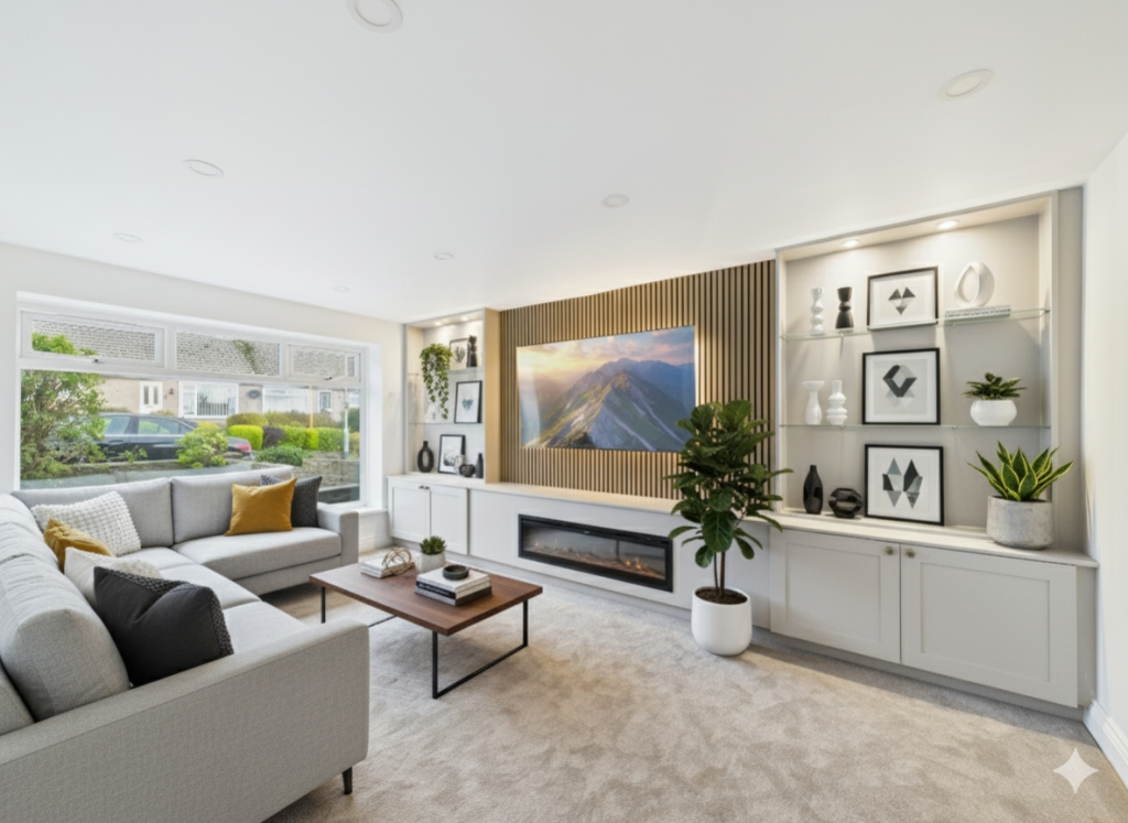 Living Room - This image has been digitally enhanc