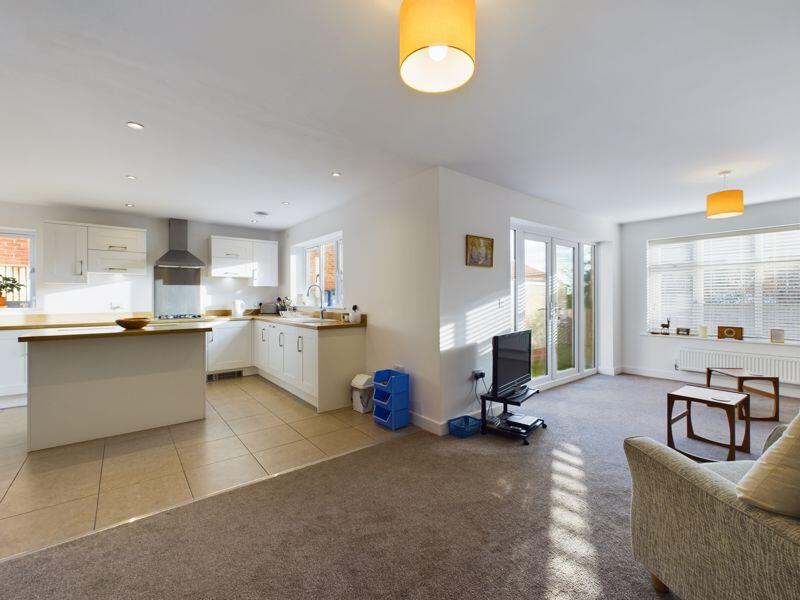 Open plan, living, dining, kitchen