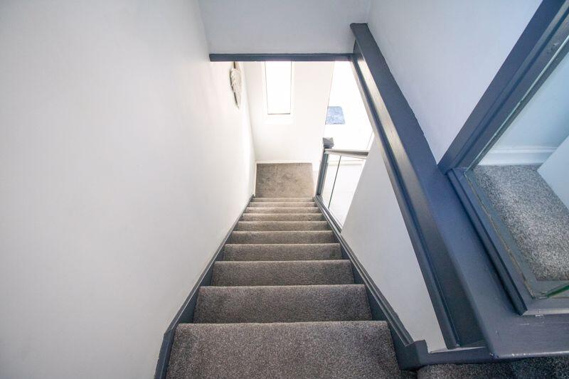 Stairwell to the upper floor