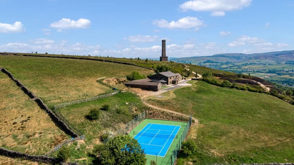 Aerial View of Property to Peel Tower