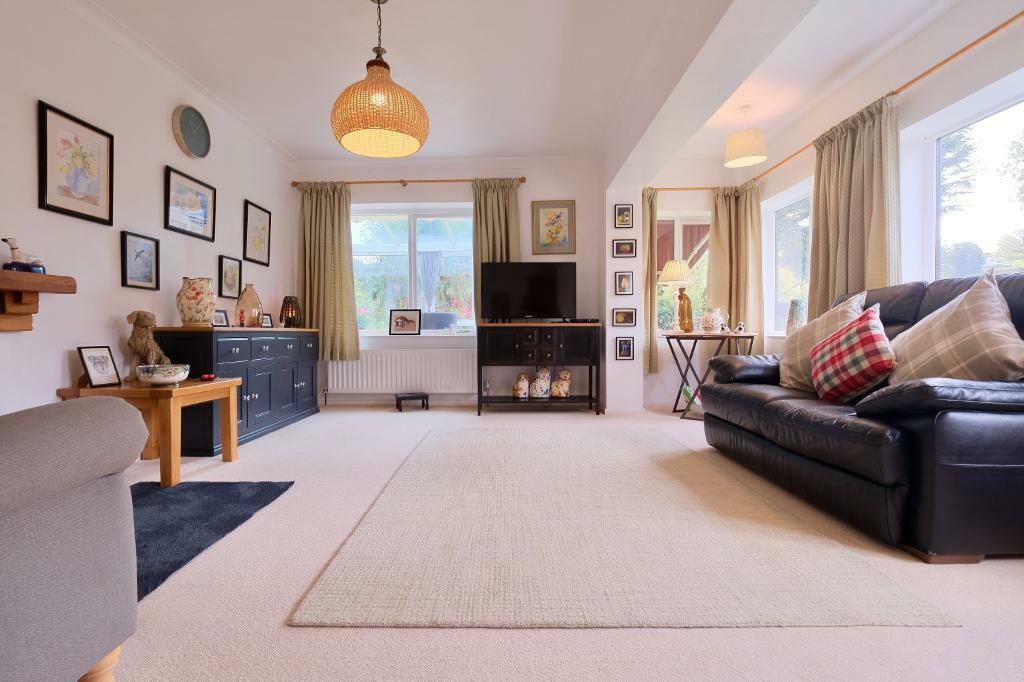 Sitting room with log burner