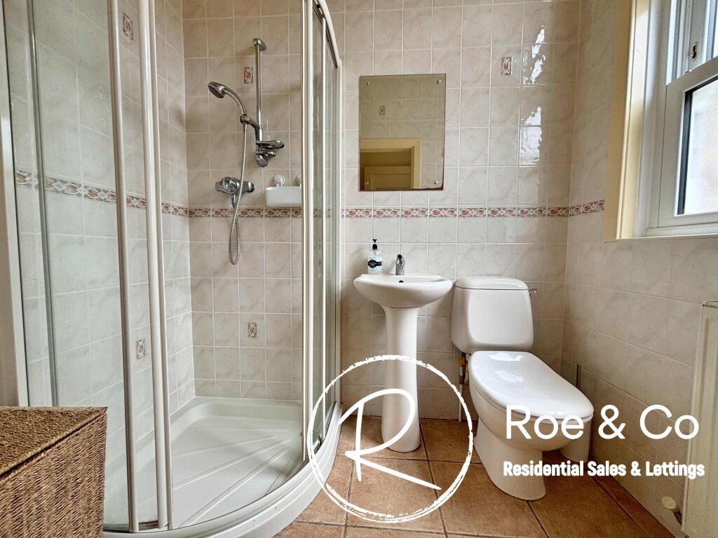 Downstairs shower room