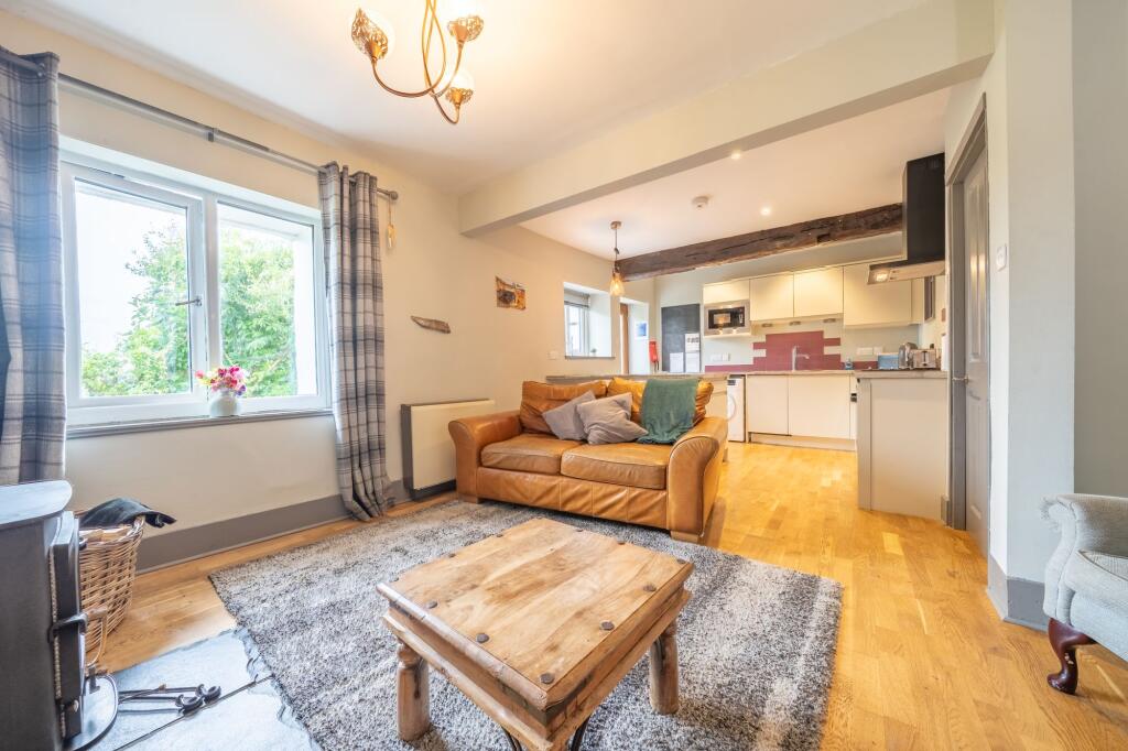 Open plan living area