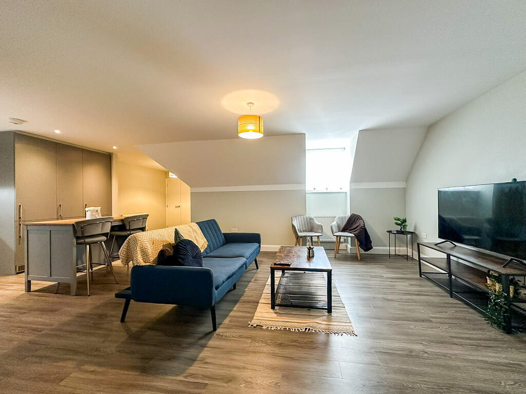 Open plan kitchen...