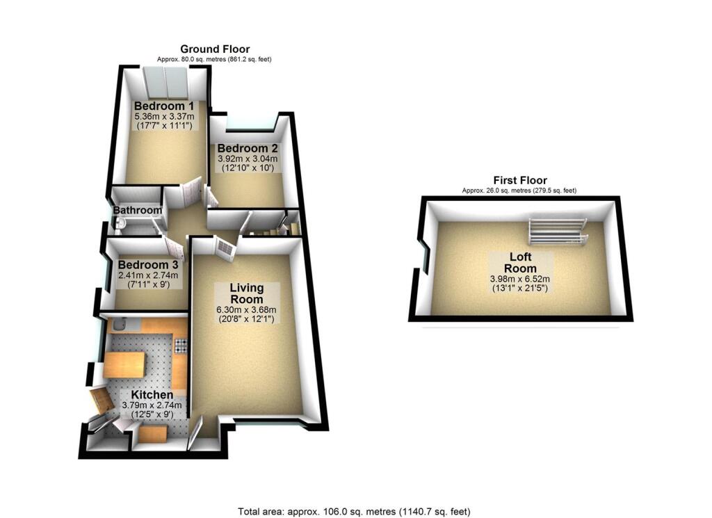 8 Mallard Way, Haxby - 3D Plan