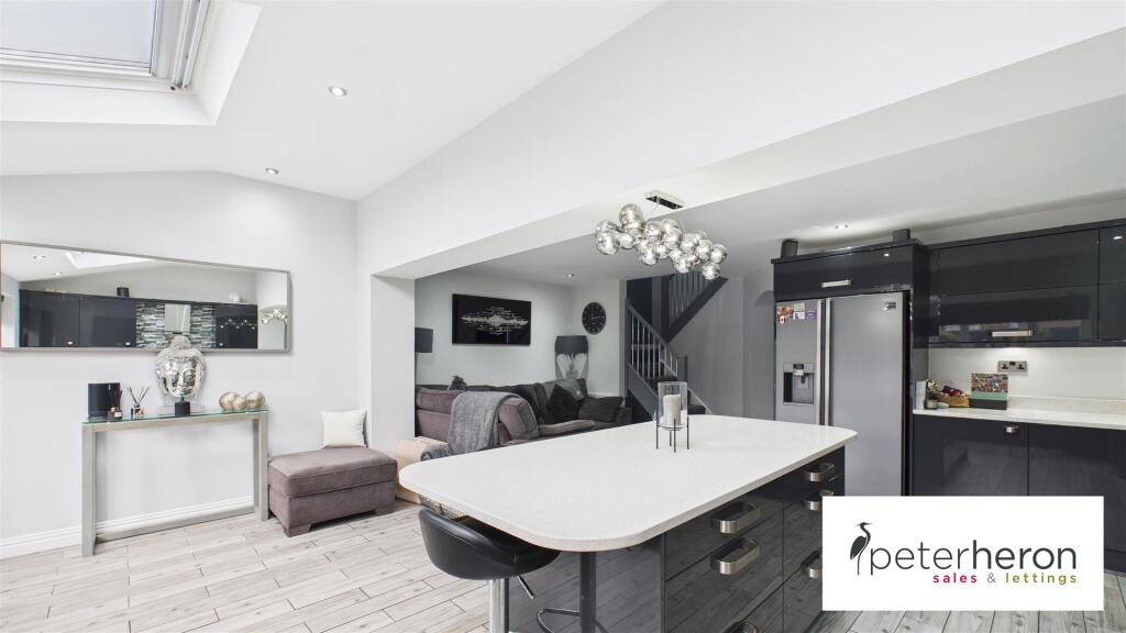 Open Plan Kitchen Dining And Family Room