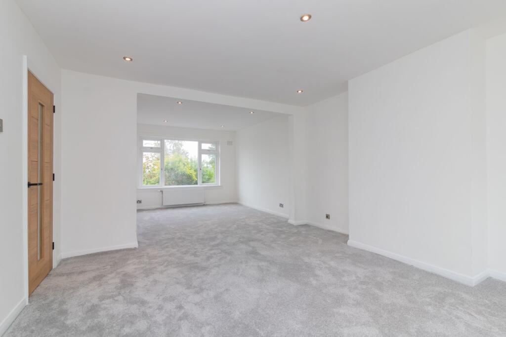 Lounge to dining area