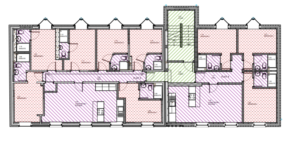 Floor Plan (flat 3 and 4)