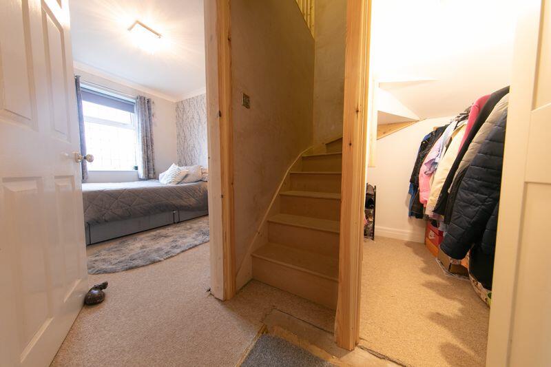 Bedroom 3, walk in wardrobe and stair...