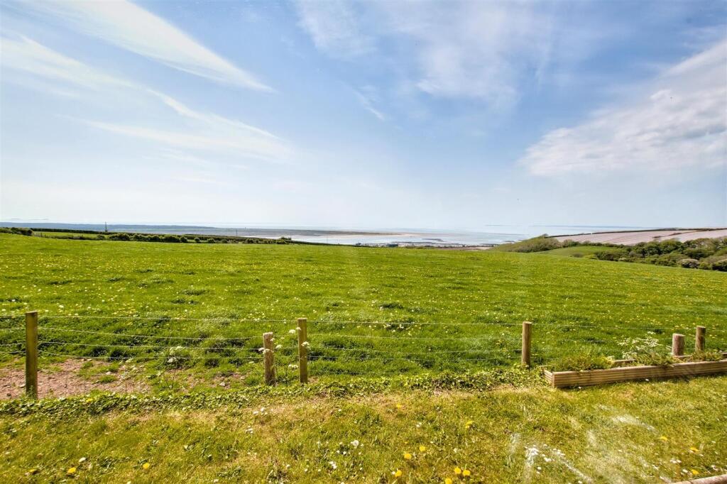Sea view from property