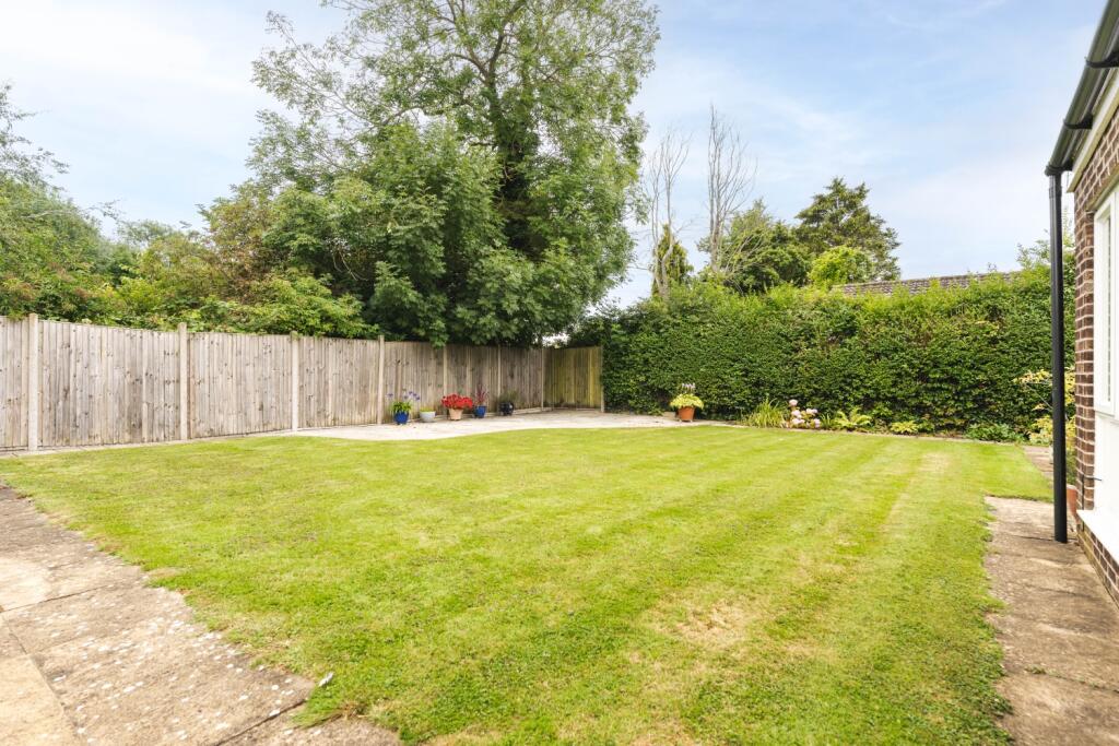 Rear garden