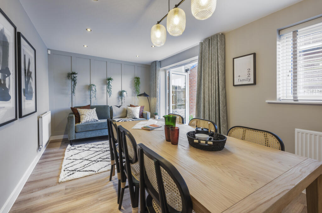 Indicative Kitchen/Dining Room, Contemporary Modern Decoration