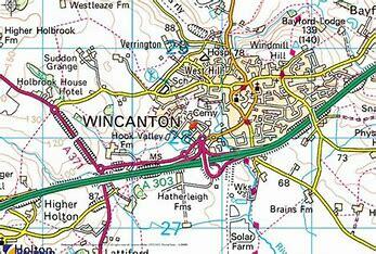 Map of Wincanton