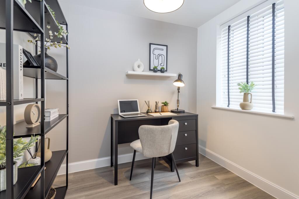 Home office in the 3 bedroom Greenwood