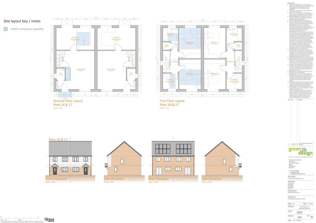 Plots 16 &amp; 17 Layout