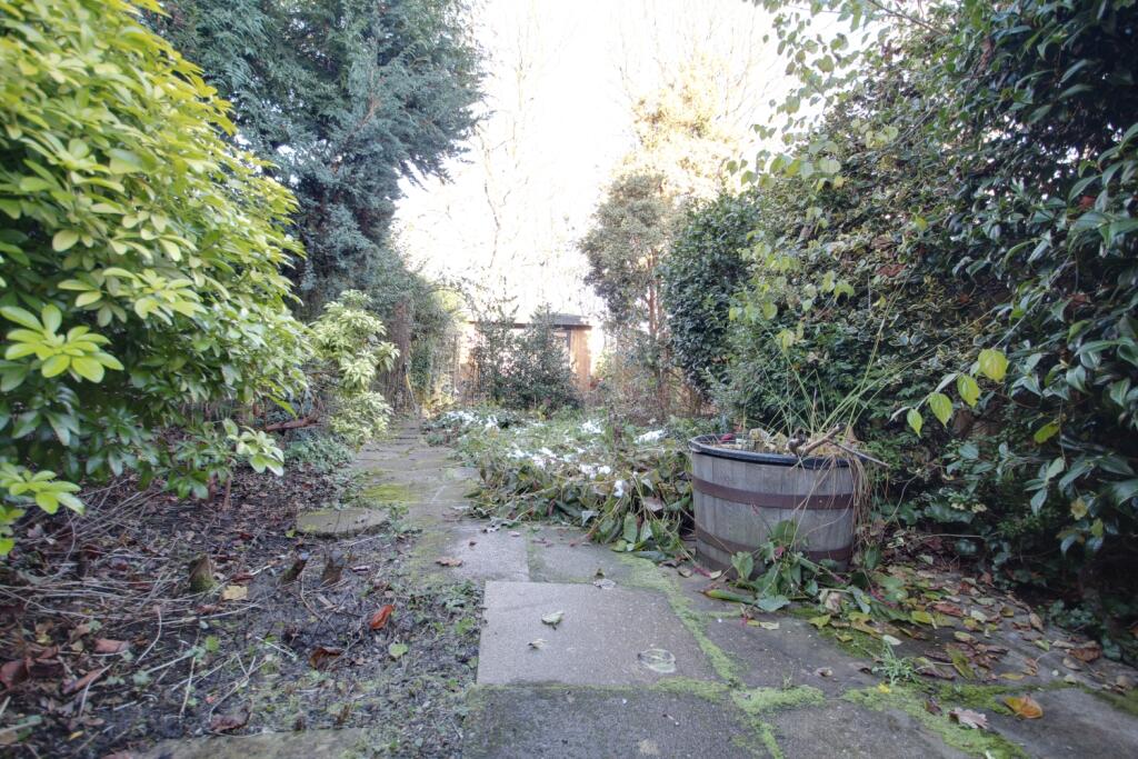Part of the back garden