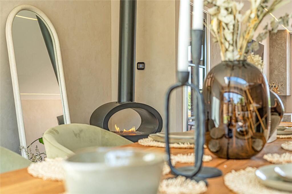 Dining Area and Fire