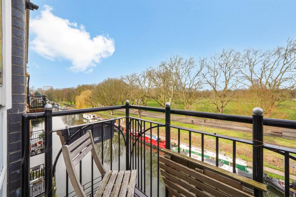 Balcony with canal views