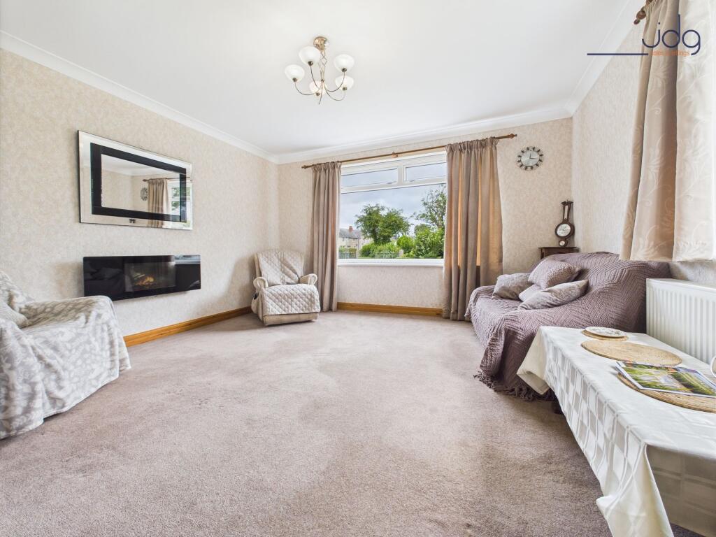 Living Room with electric fire