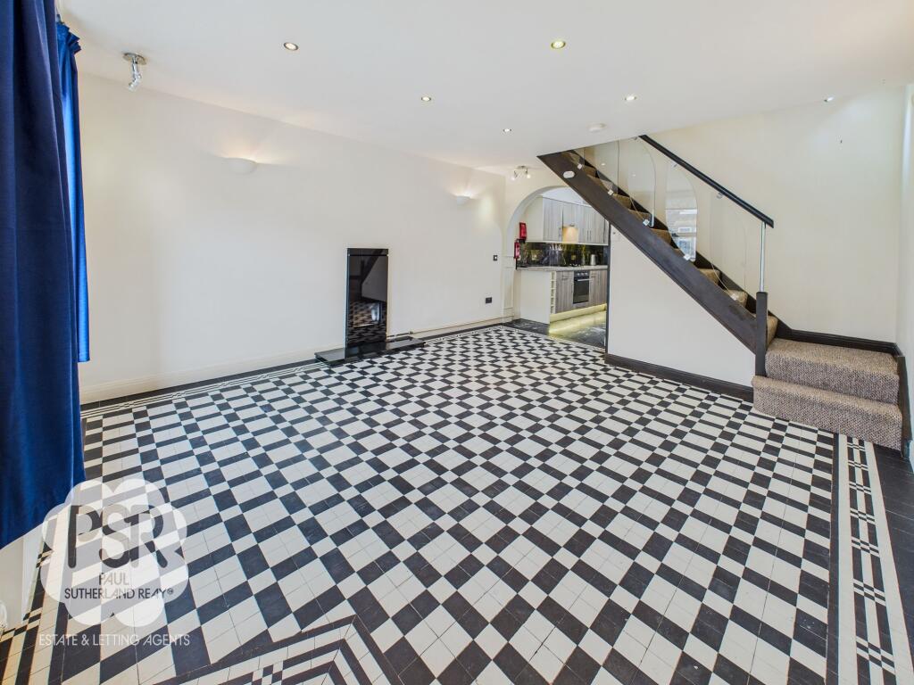 Checkerboard Tiled Lounge