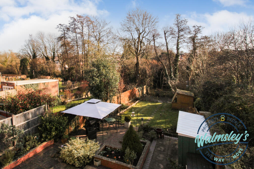 Rear views over woodland