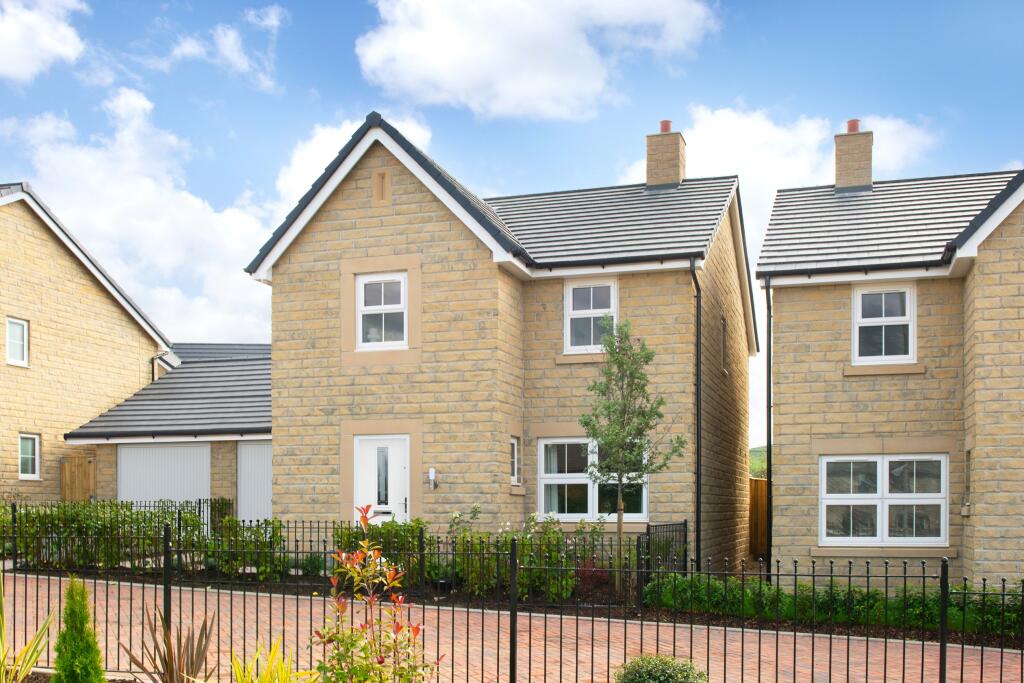 External street scene at Brun Lea Heights, Burnley