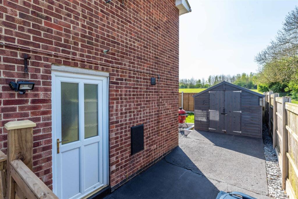Outside rear