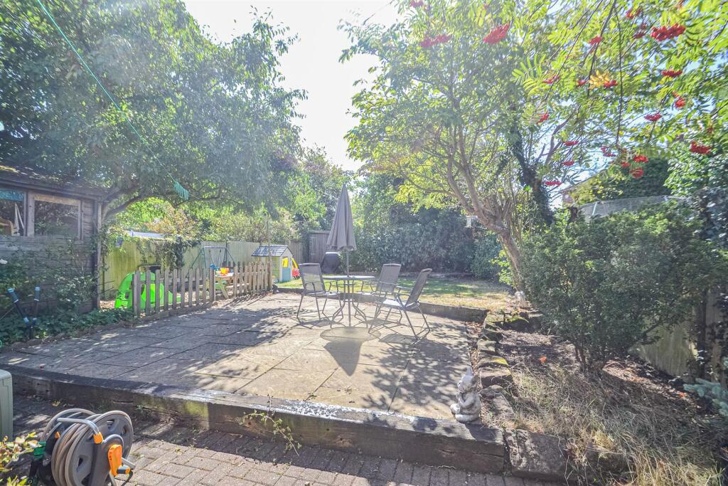 Flagged Patio Garden