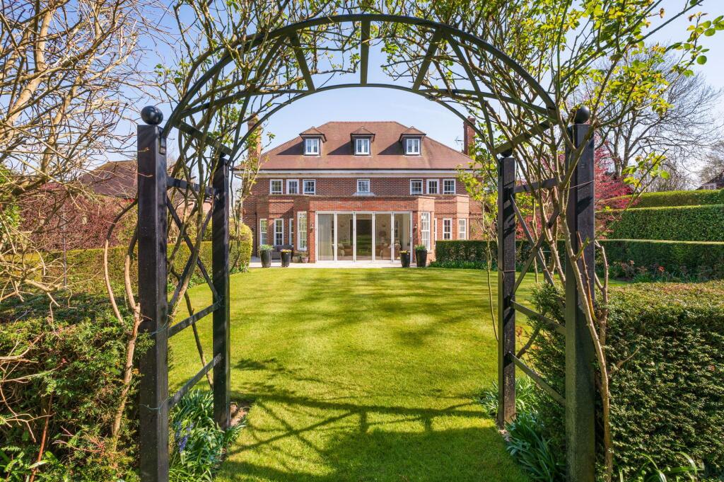 Back of house through arch