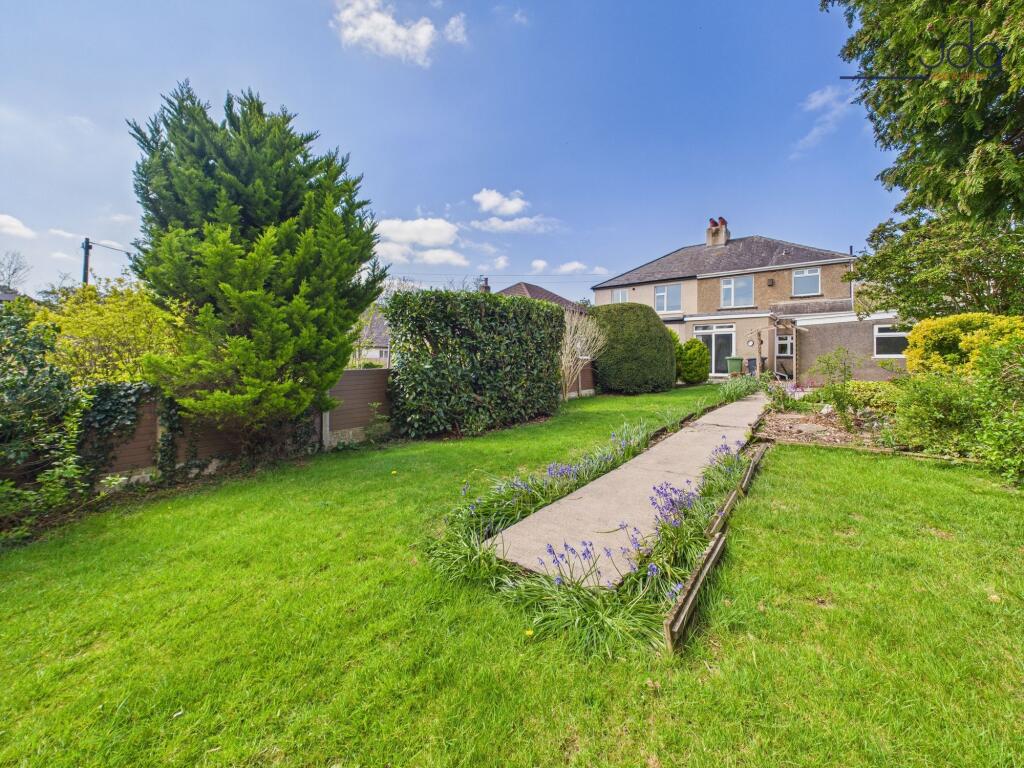 Rear of the property