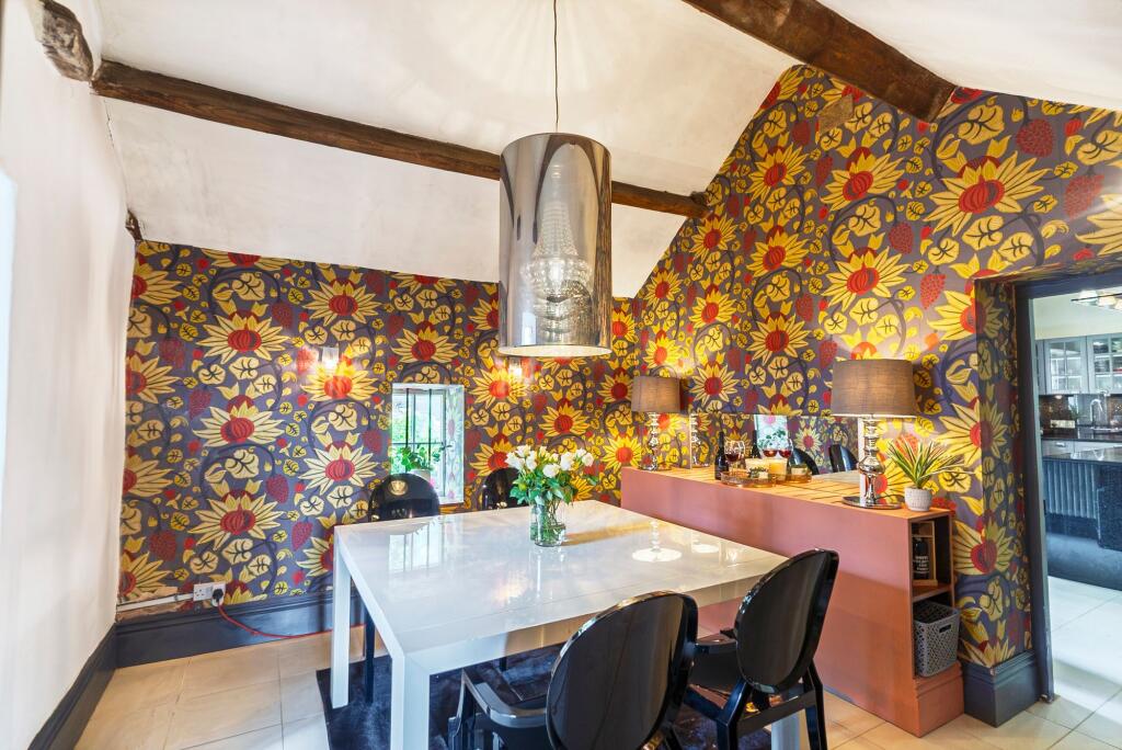 Dining area leading from the Kitchen