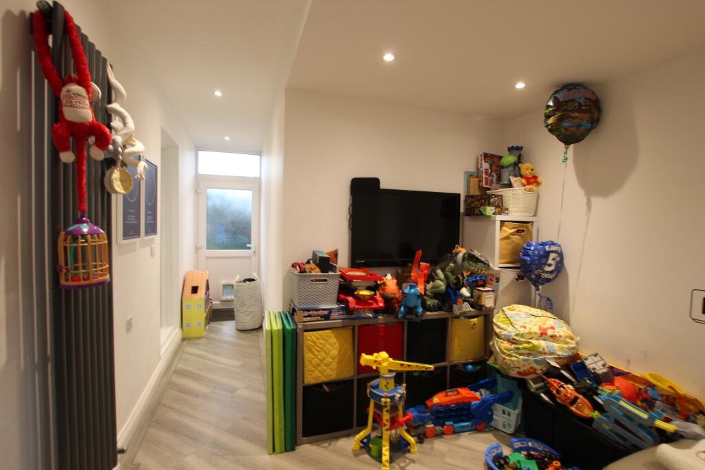 Downstairs playroom