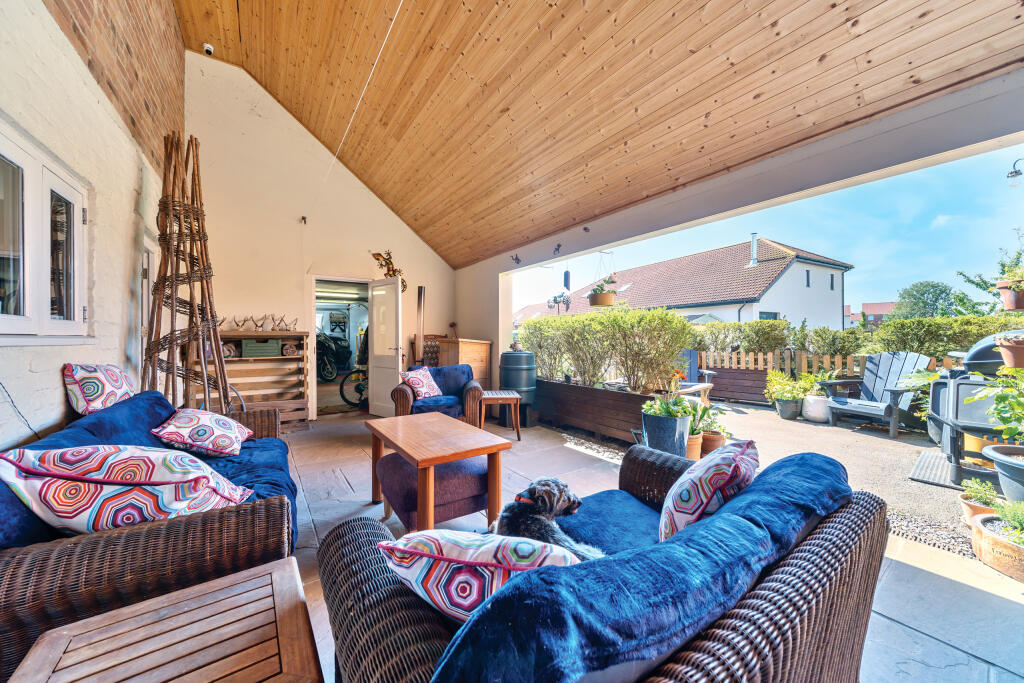 Covered BBQ Area