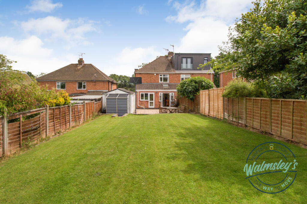 Rear gardens and elevation