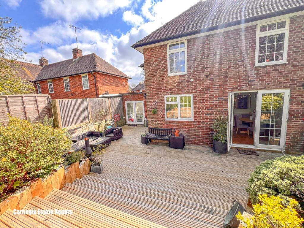 Decked terrace