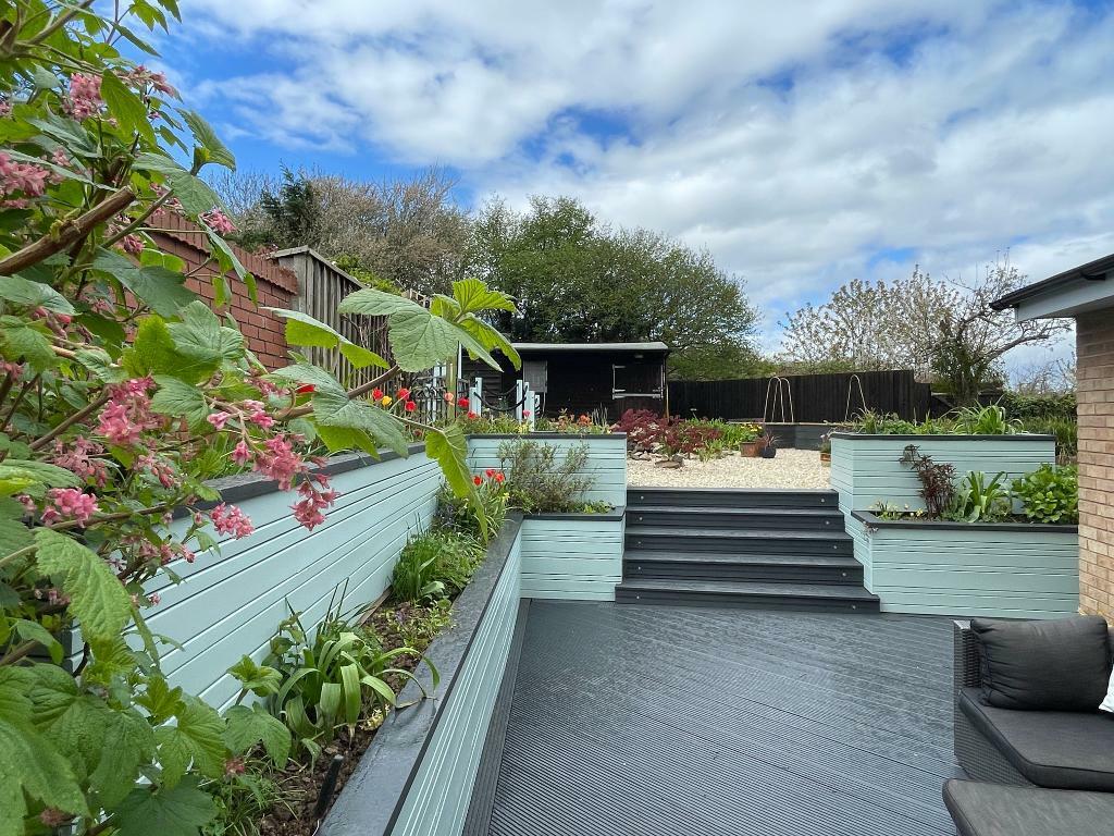 BBQ area just off the kitchen