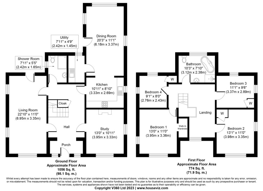 Tower Cottage floor plan