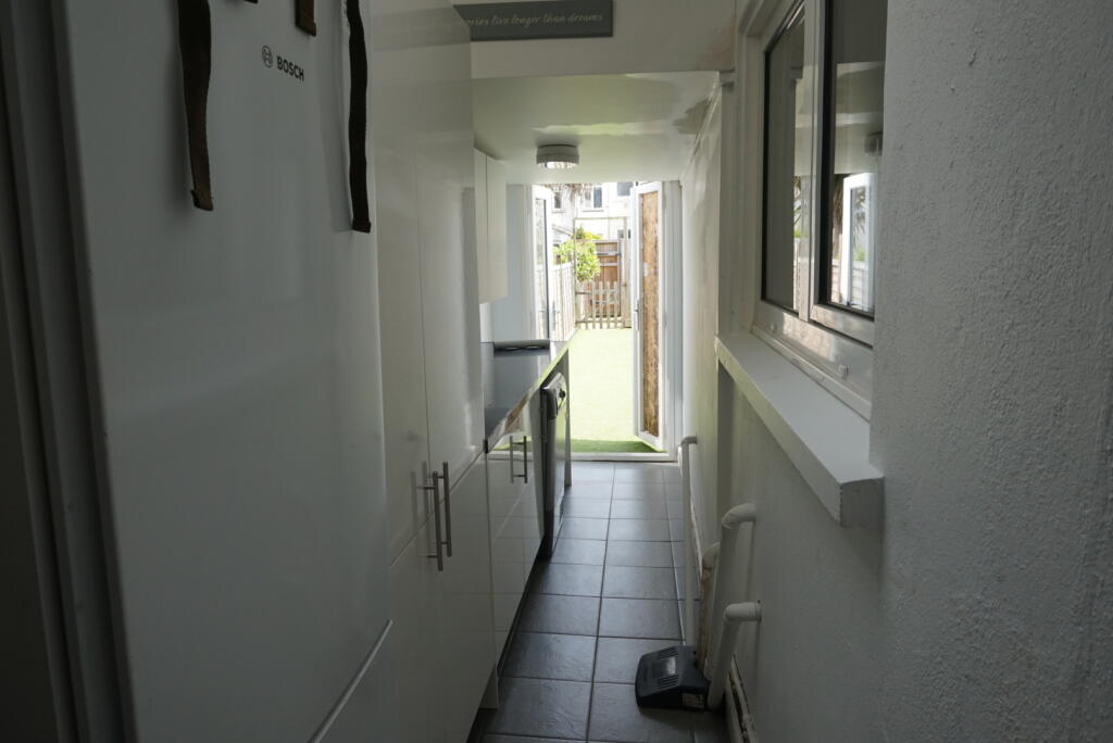 Lean to utility room